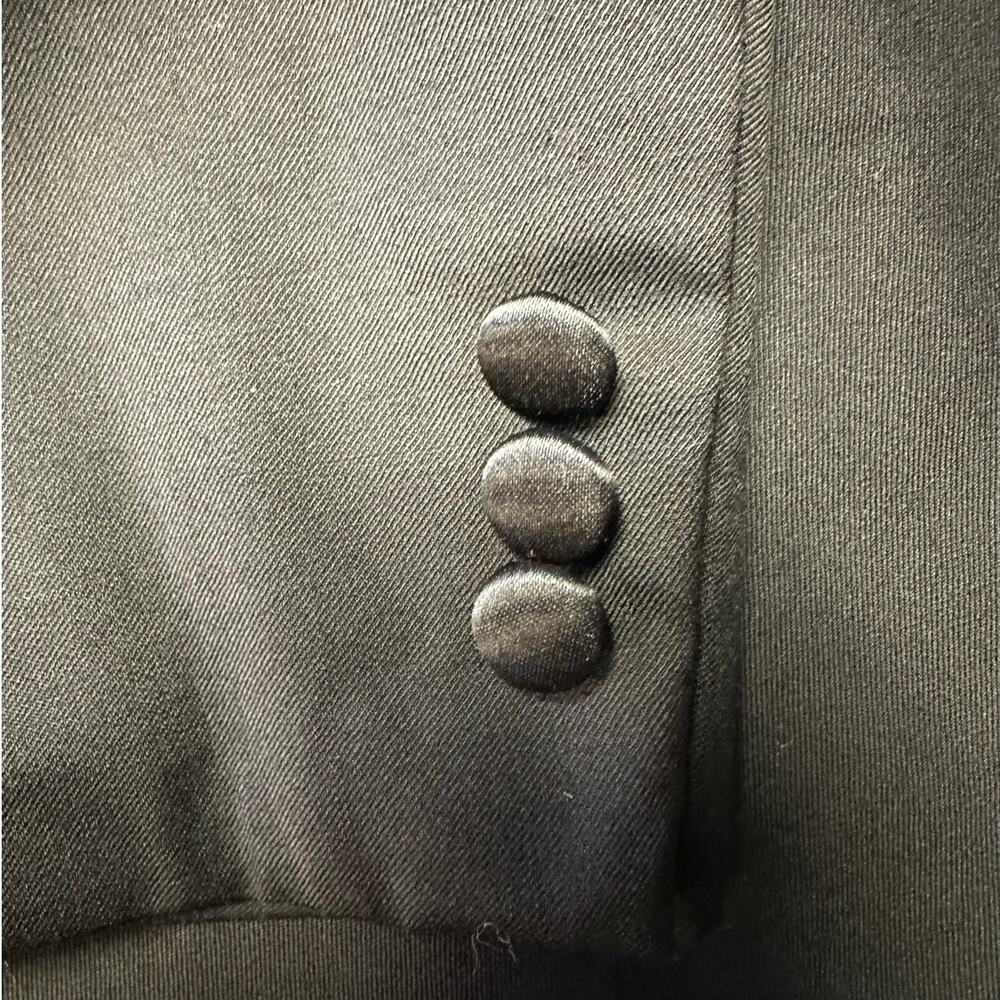 Peerless Black Wool Fully Lined Two Button Front … - image 4